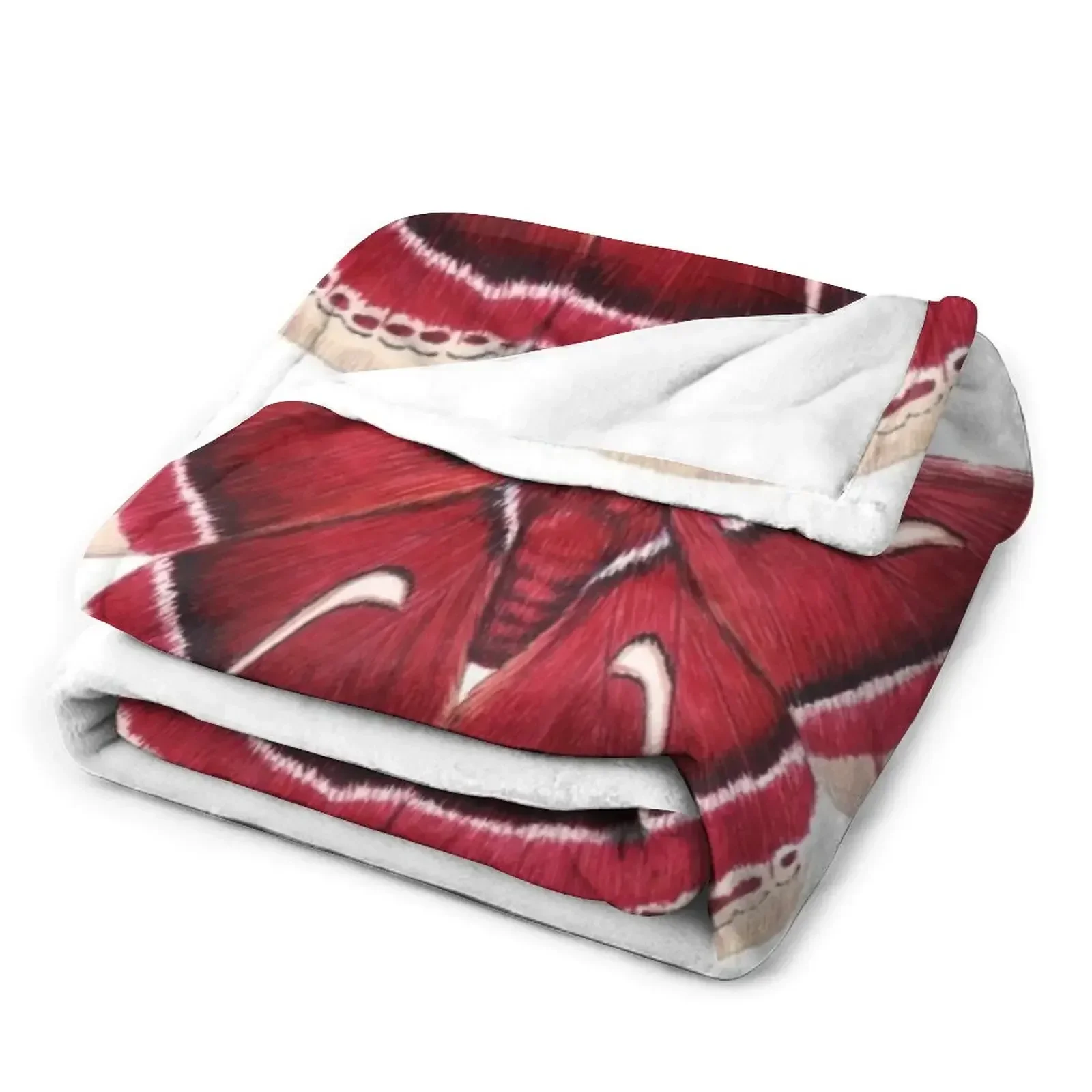 Ceanothus Silkmoth (Hyalophora euryalus) Плед Тяжелые пушистые забавные подарочные одеяла