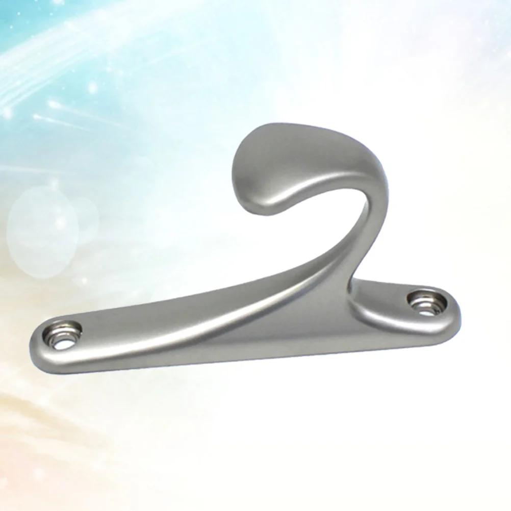 

Bathroom Alloy Hooks Home Clothes Hat Hooks Punch Hangers Wall Hooks Single Hook Hotel Bathroom Accessories with Two Coat Floor