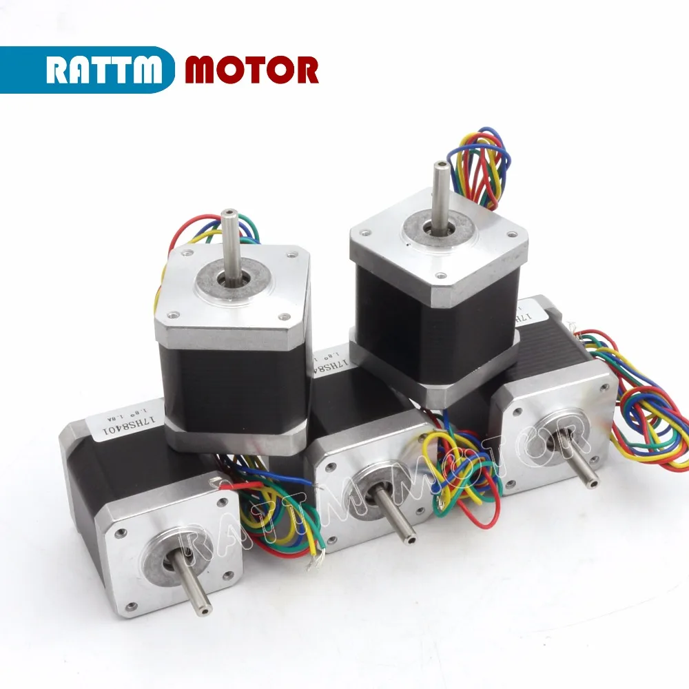 

Шаговый двигатель Nema 17 с ЧПУ 42, 48 мм 17HS8401 78Oz-in 1.8A для фрезерного станка, 3D-принтера