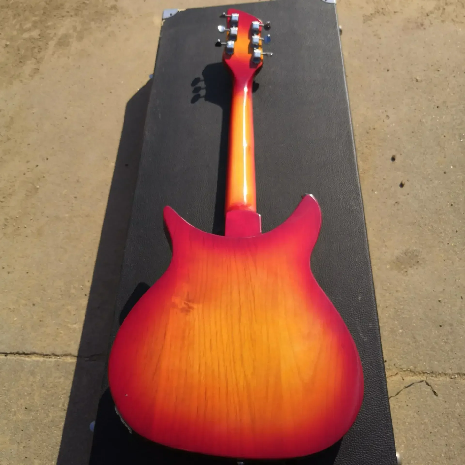 Новинка Fogerty 325 Fire Glo Cherry Sunburst полуполые технические отверстия Короткие весы
