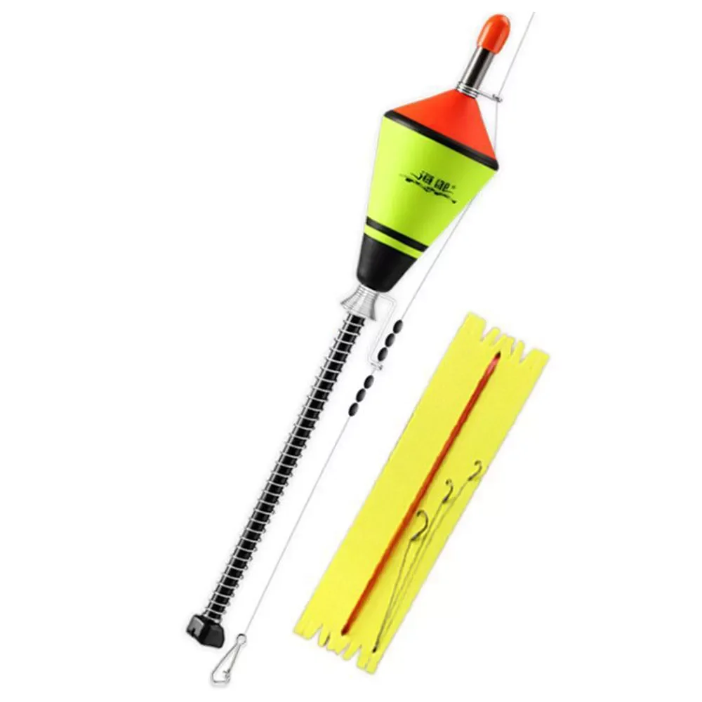 

Fishing Float With Luminous Stick Automatic Portable Fast Fishing Hook Bobber Set Outdoor Sea Lake Fishing Accessries Tools