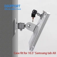 fit for samsung galaxy tab a8 10 5 inch 2021 wall mount aluminum alloy tablet pc wall mounted anti theft design display stand