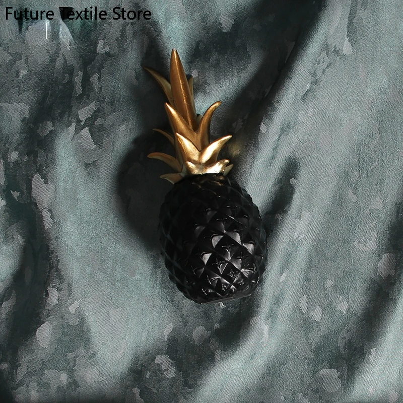 

New Light Luxury Mint Green Jacquard Dark Pattern Thickening Blackout Curtains for Living Room Bedroom Finished Product