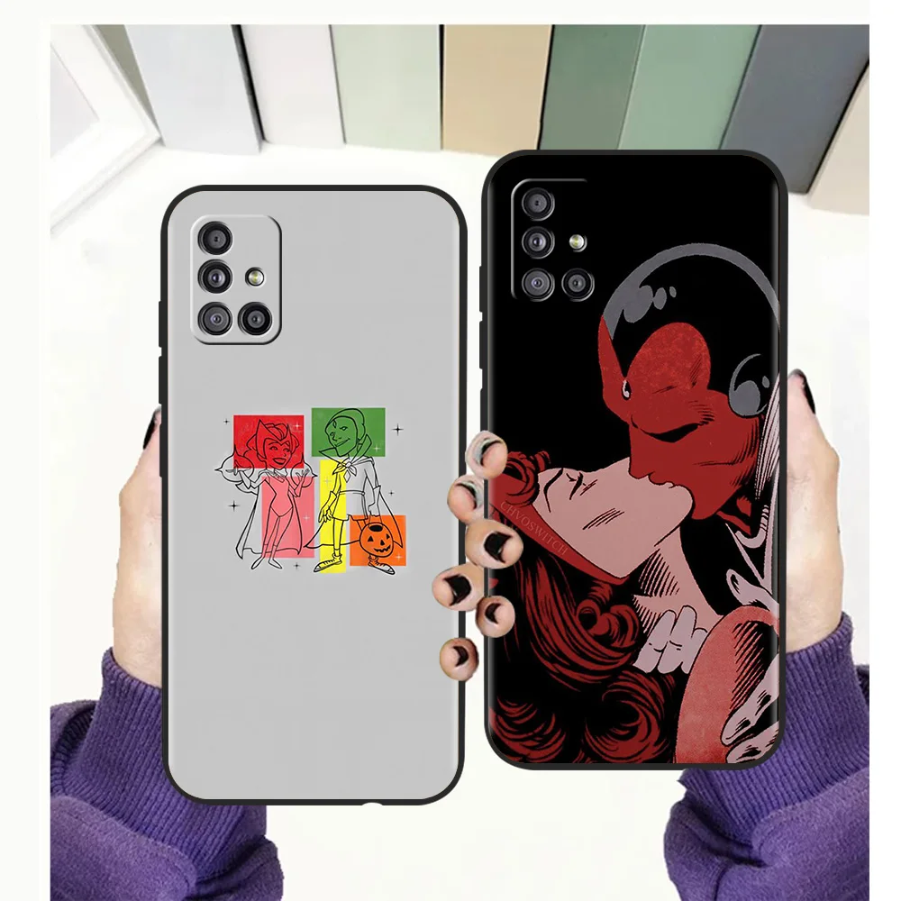 

Cartoon Wandavisions Silicone Case For Samsung Galaxy A32 A52 A13 A22 A72 A51 A71 A41 A11 A31 A21S 5G Luxury Phone Cover Shell