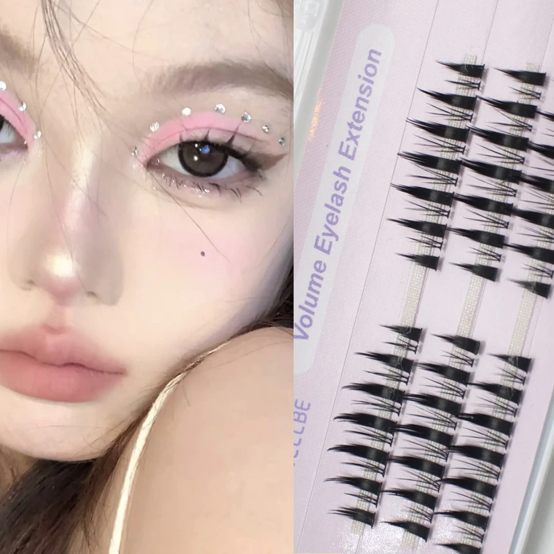 

Fairy False Eyelashes Cos cross Handmade False Eyelashes Japanese Little Devil Cosplay Eyes lashes Naturally Thick Eyelashes