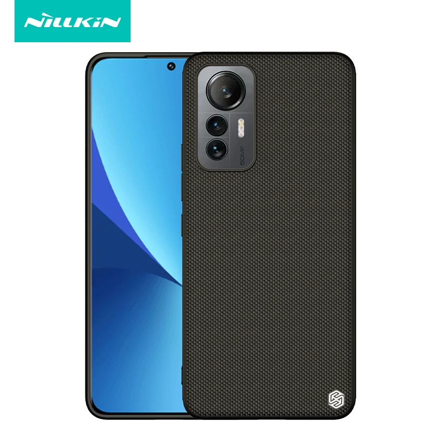 

For Xiaomi Mi 12 Lite Case Nillkin Textured Weaving Nylon Fiber Protective PC Non-slip Back Cover For Xiaomi 12 Lite Case