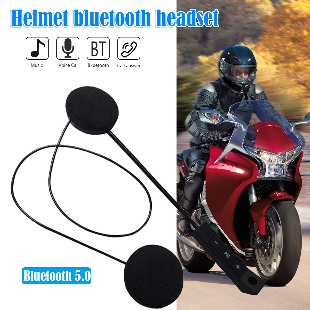 

Motorcycle Helmet Headset Bluetooth Wireless Headset Stereo Earphone Speaker Support Handsfree Mic Voice Control