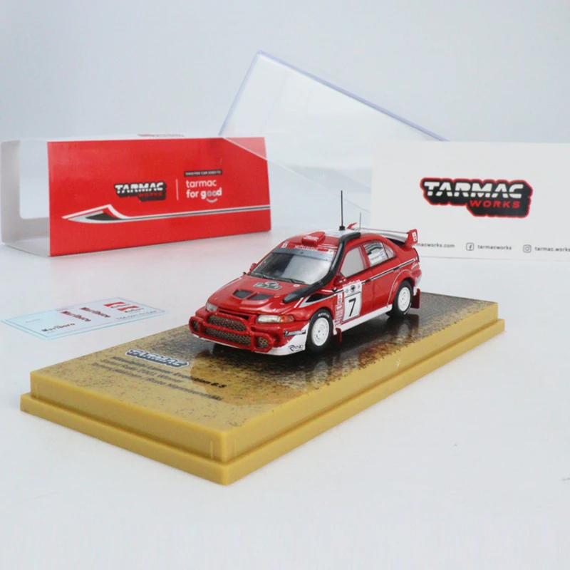 

Tarmac Works 1:64 Model Car Lancer Evolution 6.5 Alloy Die-cast Vehicle