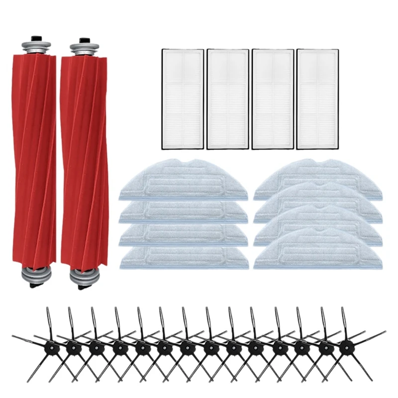 

For Main Brush Side Brush Hepa Filter Mop Cloth For Roborock S7 T7S T7S PLUS Vacuum Cleaner Spare Parts Cleaner Suit