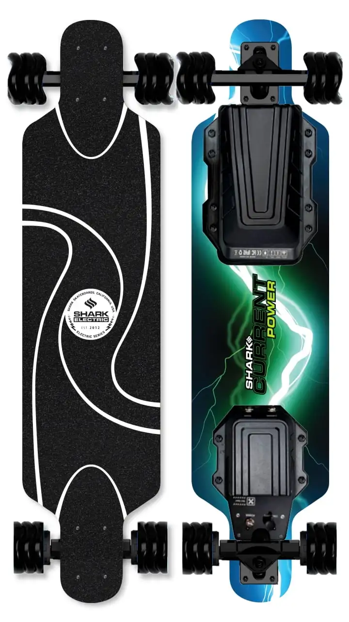 

Power Skateboard All Longboard with Square Wheels