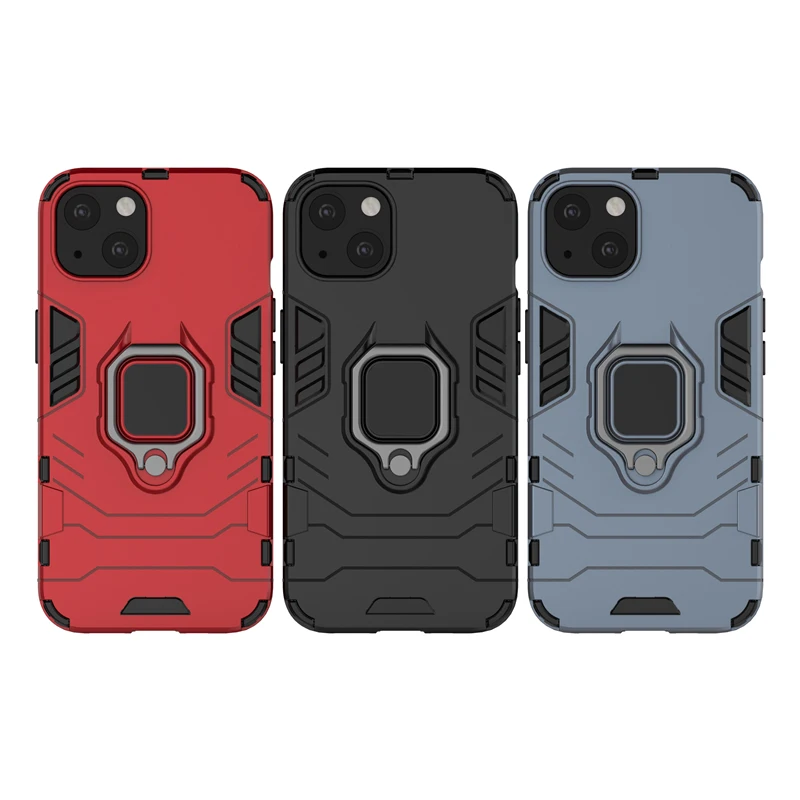 

For iphone 13 pro case Kickstand Mobile Cell Smartphone Cases for iPhone 11 12 pro max mini XR XS X 8 7 Plus with Ring Holder