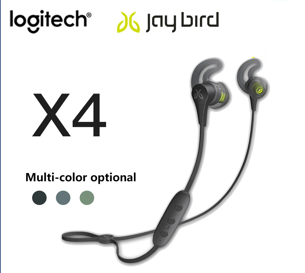 

Logitech Jaybird X4 Bluetooth Headset Sports Neck Type IPX7 Waterproof and Sweatproof 8 Hours Battery Life Magnetic Charging