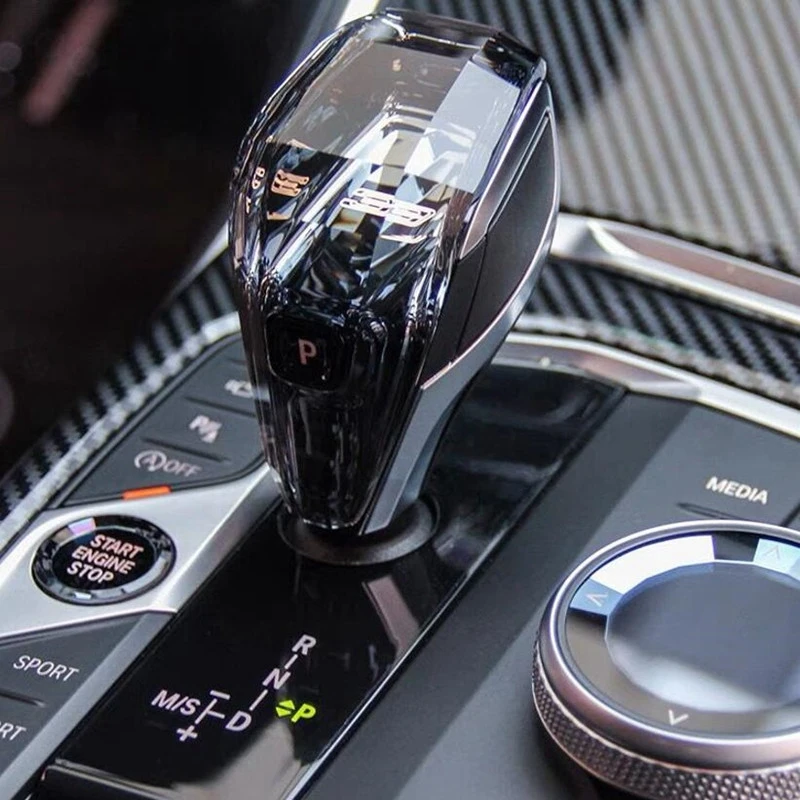 

3 Pcs Crystal Shift Head Volume Button Gear Shift Knob For BMW X3/X4/X5/X6/6GT/X3/1/2/3/4