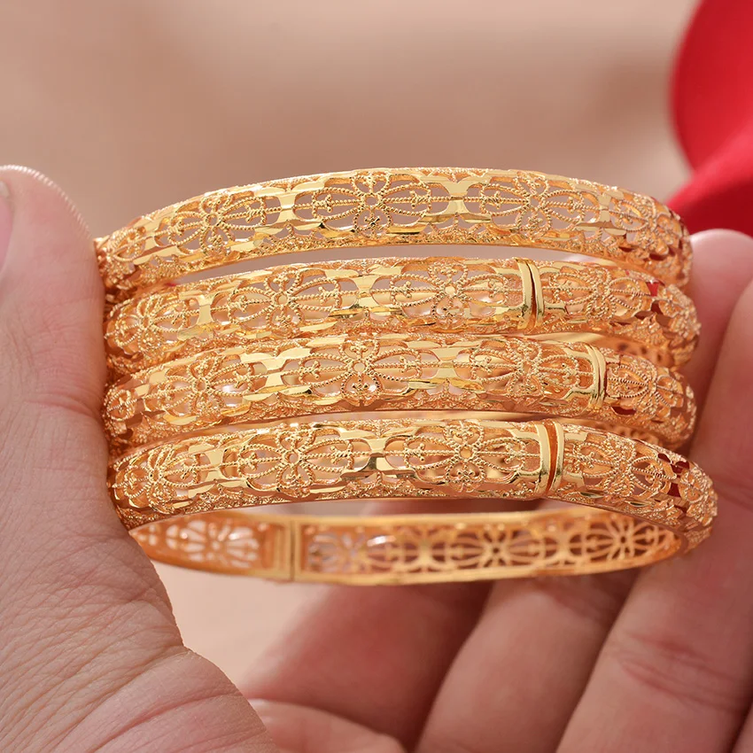 Женские позолоченные браслеты из Дубая индийские Нигерия марокканская кожа