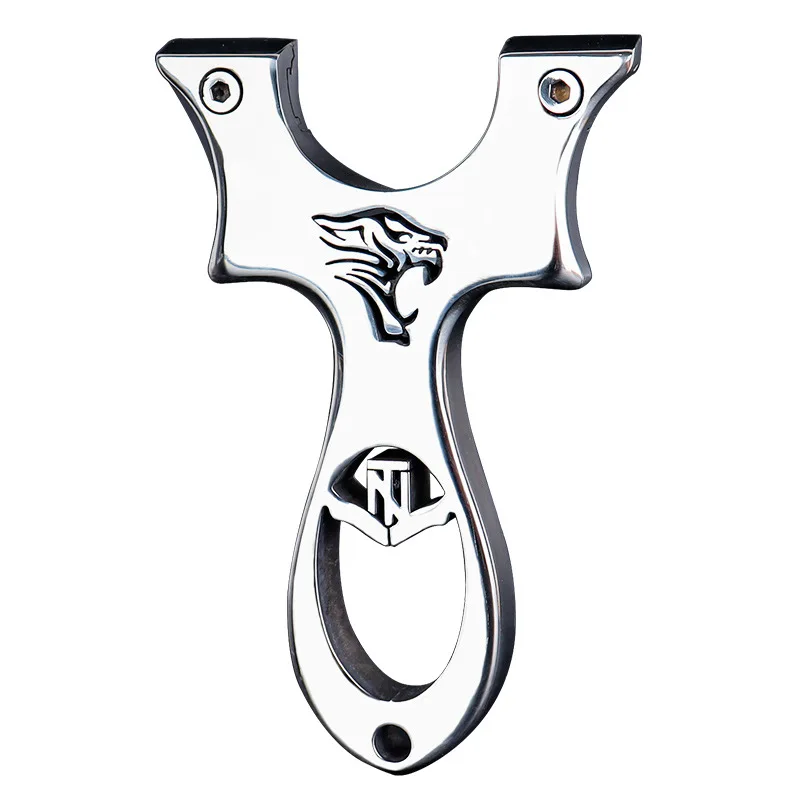 

Small Bow Door Slingshot High-precision Slingshot Frame Leopard Bullet Bow Flat Leather Stainless Steel Bullet Work Great Power