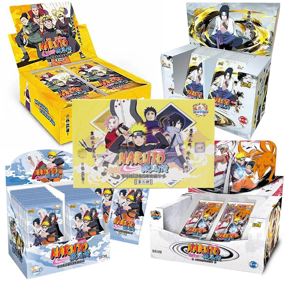 

KAYOU Genuine Naruto Card Complete Collection Series Collection Card Fight Chapter Card Pro Chapter Childrens Toy Game Card Gift