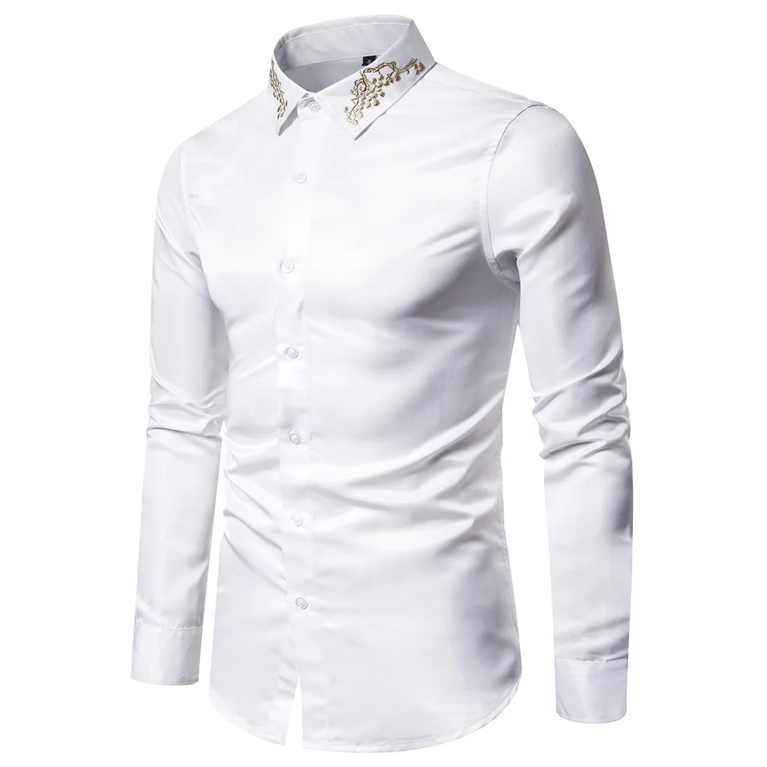 European American autumn summer new fashion solid color 80% cotton men's cardigan tops slim casual men's long-sleeved shirt tops
