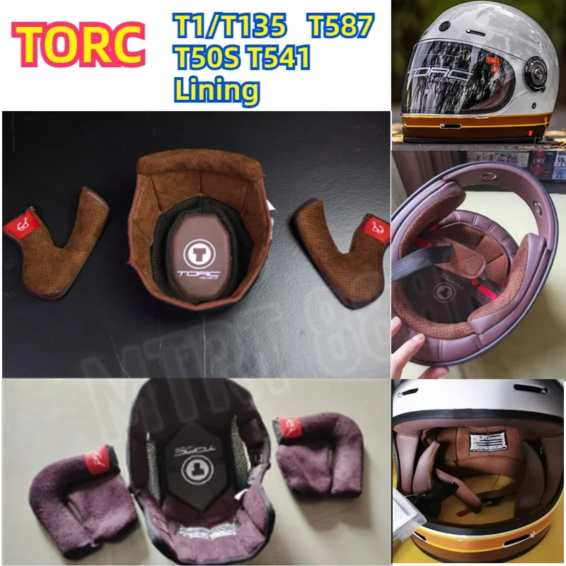 Полнолицевой шлем TORC T1/T135 T587 T50S/T541 полный набор внутренней подкладки обновленные