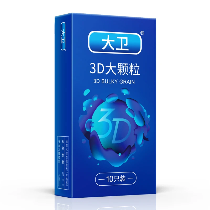 Дэвид 10 штук топового качества Г-точка презерватив Задержка эякуляции Мужской Большая частица Г-точка Рукав Пенис Секс-игрушки Безопасная контрацепция