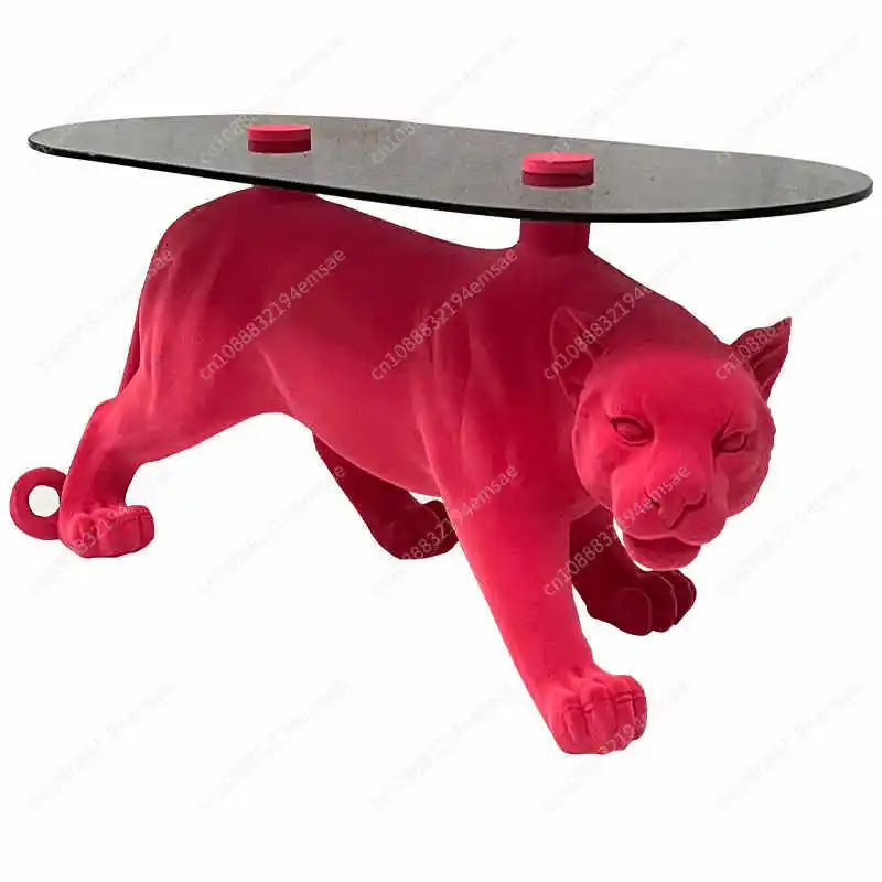 Роскошные леопардовые журнальные столики мебель для гостиной центральный