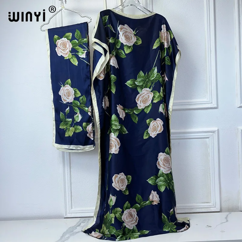 Платье женское в африканском стиле с цветочным принтом