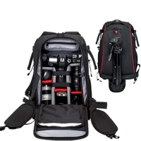 big pro camera case waterproof cover shockproof adjustable padded camera backpack bag with anti theft combination lock for dslr
