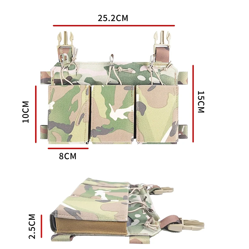 Hsp стиль Thorax тройная винтовка Mag 556 762 545 передняя клапан страйкбол тактические