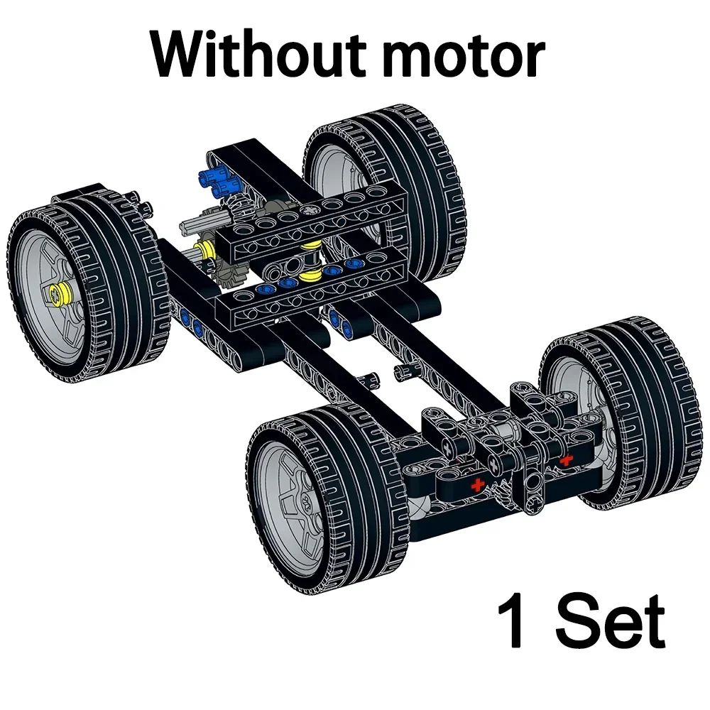 Конструктор MOC технический на радиоуправлении быстрый мотор дифференциальная