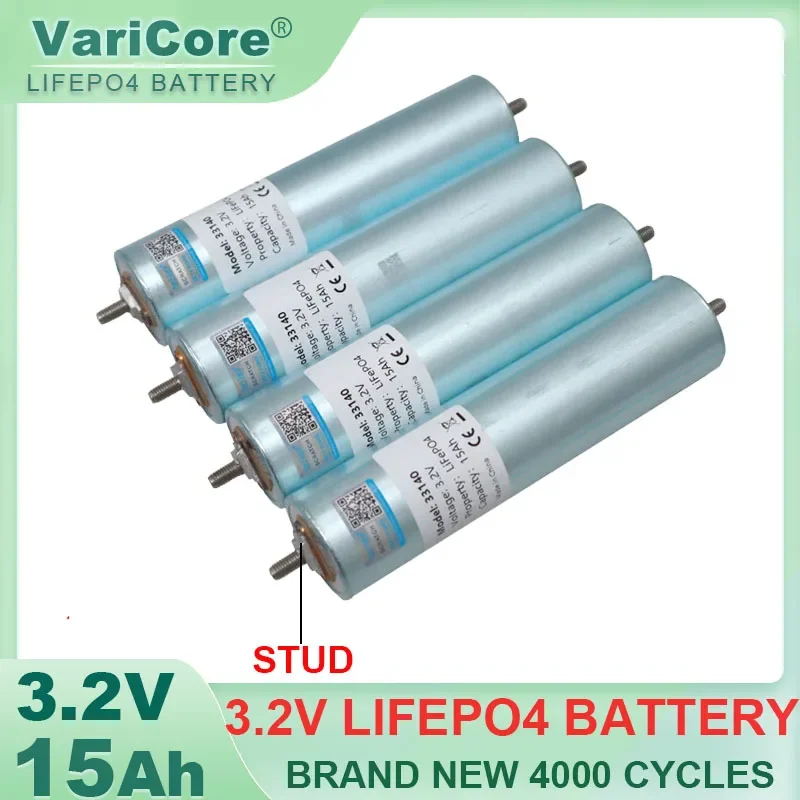 VariCore 3 2 v 33140 15Ah lifepo4 V Cells diy 4S 12v 24V 36V 30AH Golf Cart солнечный инвертор электроинструменты