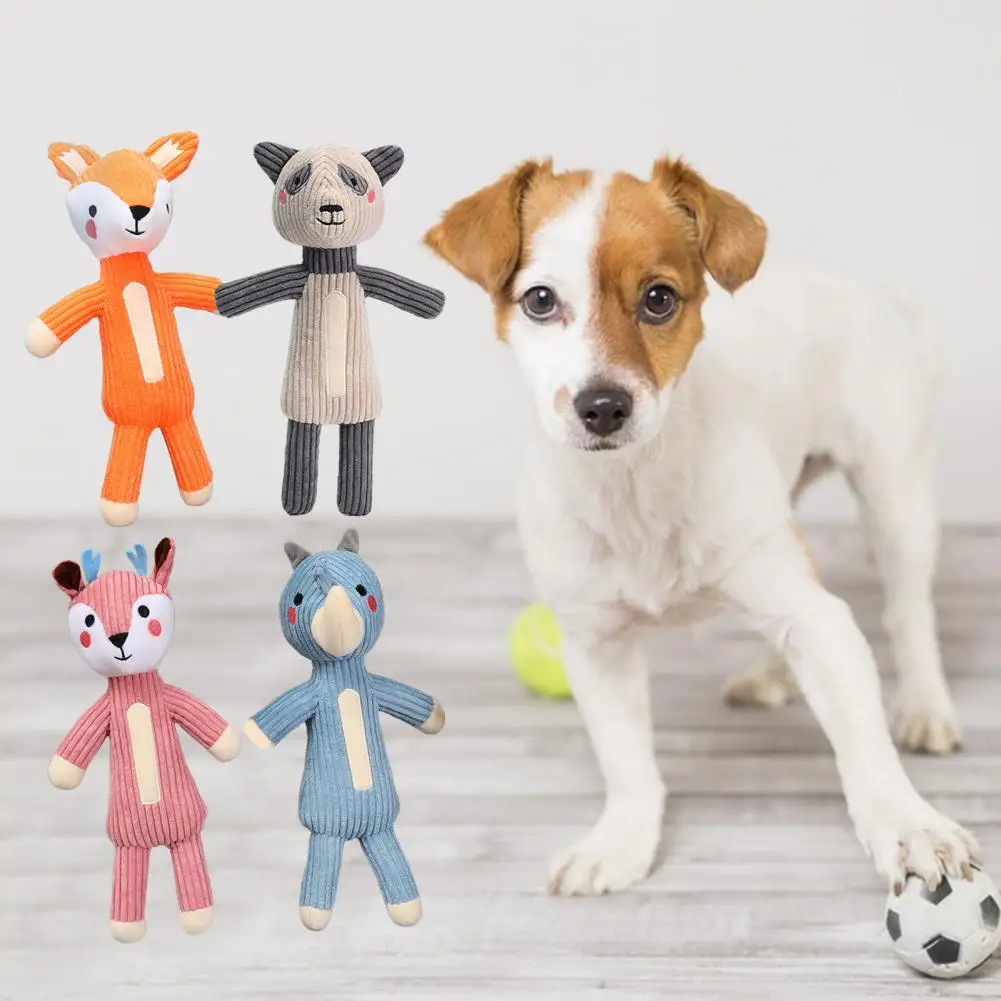 

Pet Teething Toy Bite-Resistant Full Filling Squeaky Puppy Toy Squeaky Dog Toy