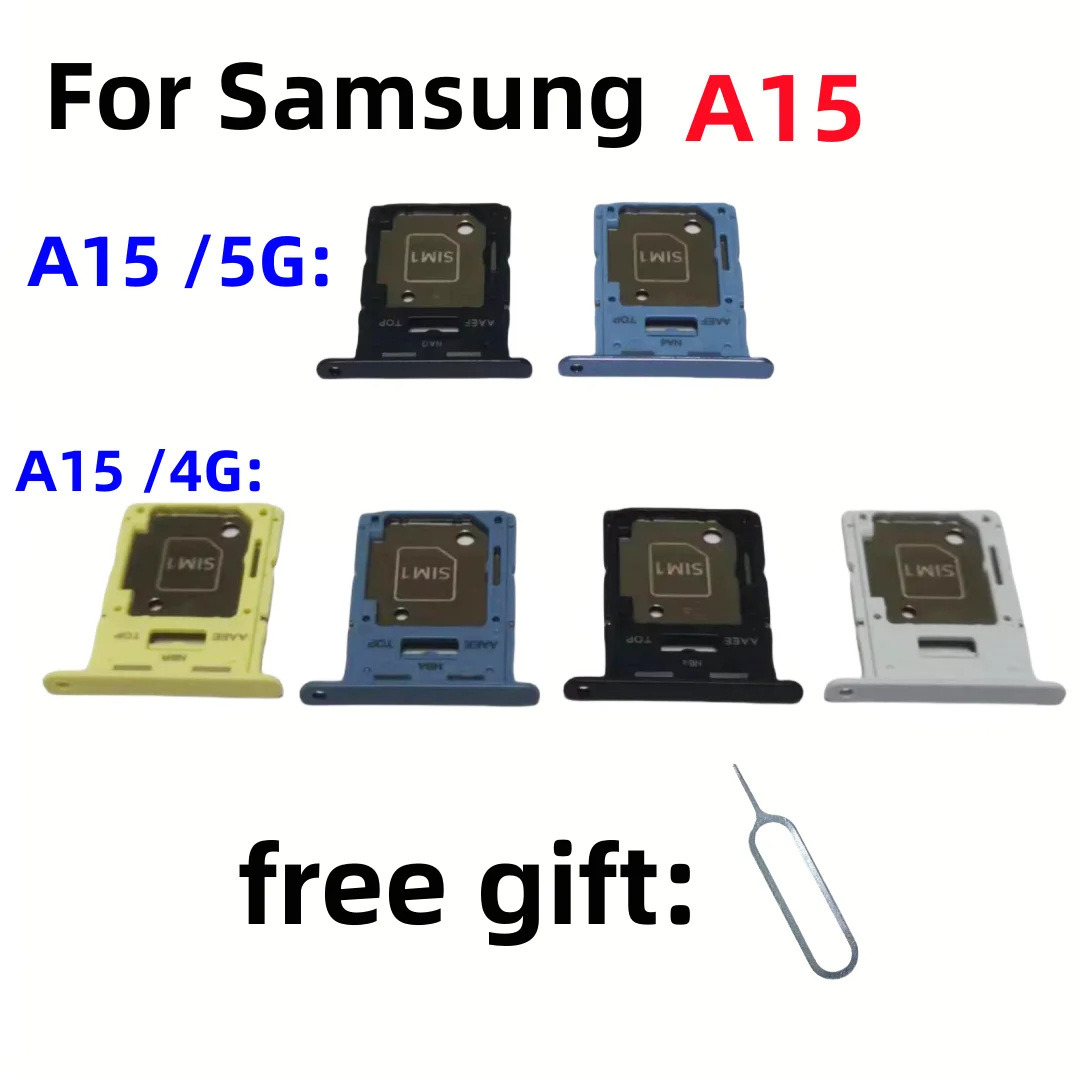 Лоток для SIM-карты SD слот микросхем выдвижной ящик карт Samsung Galaxy A15 SM-A155F/M/DSN A1560