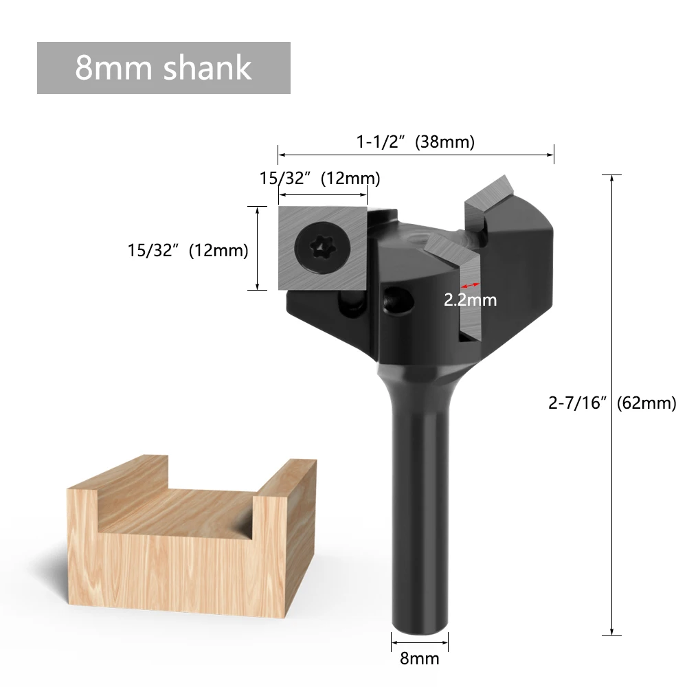 

Фреза LAVIE 1/4 8 мм 12 мм