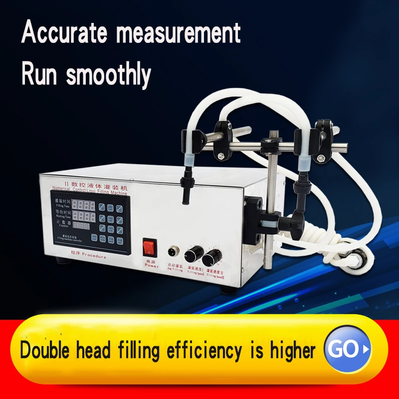 

Double head CNC liquid filling machine high-precision quantitative dispensing machine Baijiu beverage liquid filling machine
