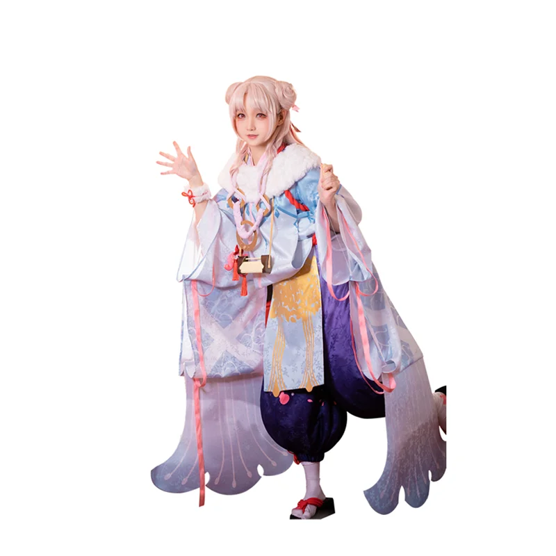 Костюм для косплея из игры Onmyoji SSR kamisama костюмы на Хэллоуин кимоно японские Stlye