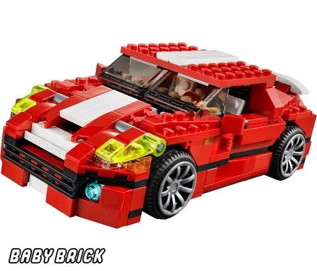 Конструктор Lego Creator 31024 Красный мощный автомобиль 8+ | Игрушки и хобби