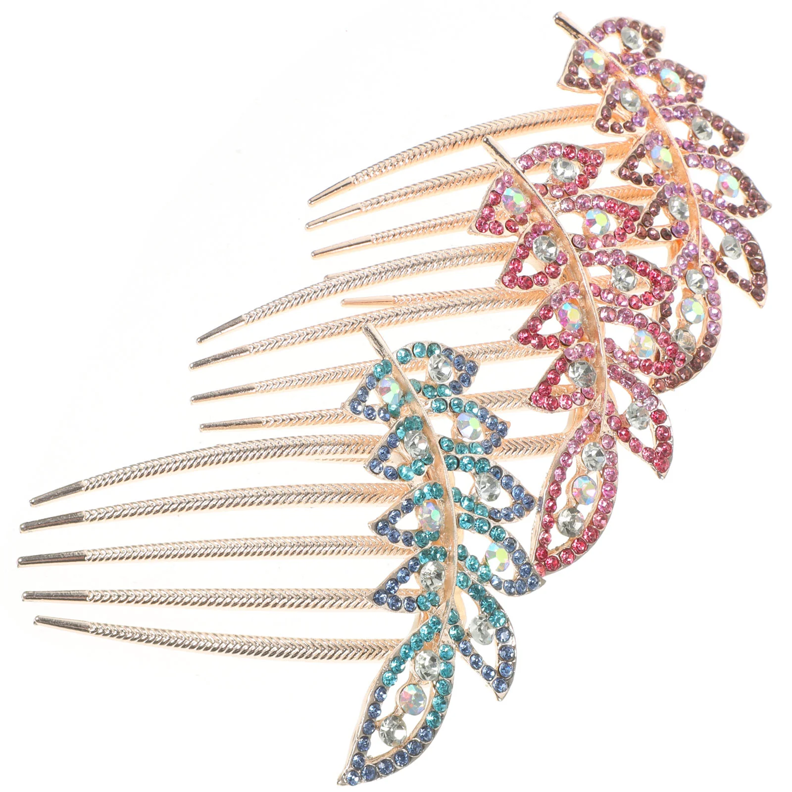 

Wedding Hair Side Comb Bridal Accessories Rhinestone Women Decorative Bride Tongs