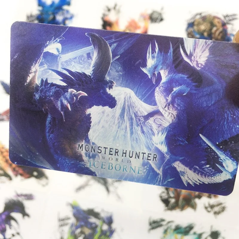 Монстр Хантер коллекция мировых карт игра сияющая коробка ПВХ карты игрушки для