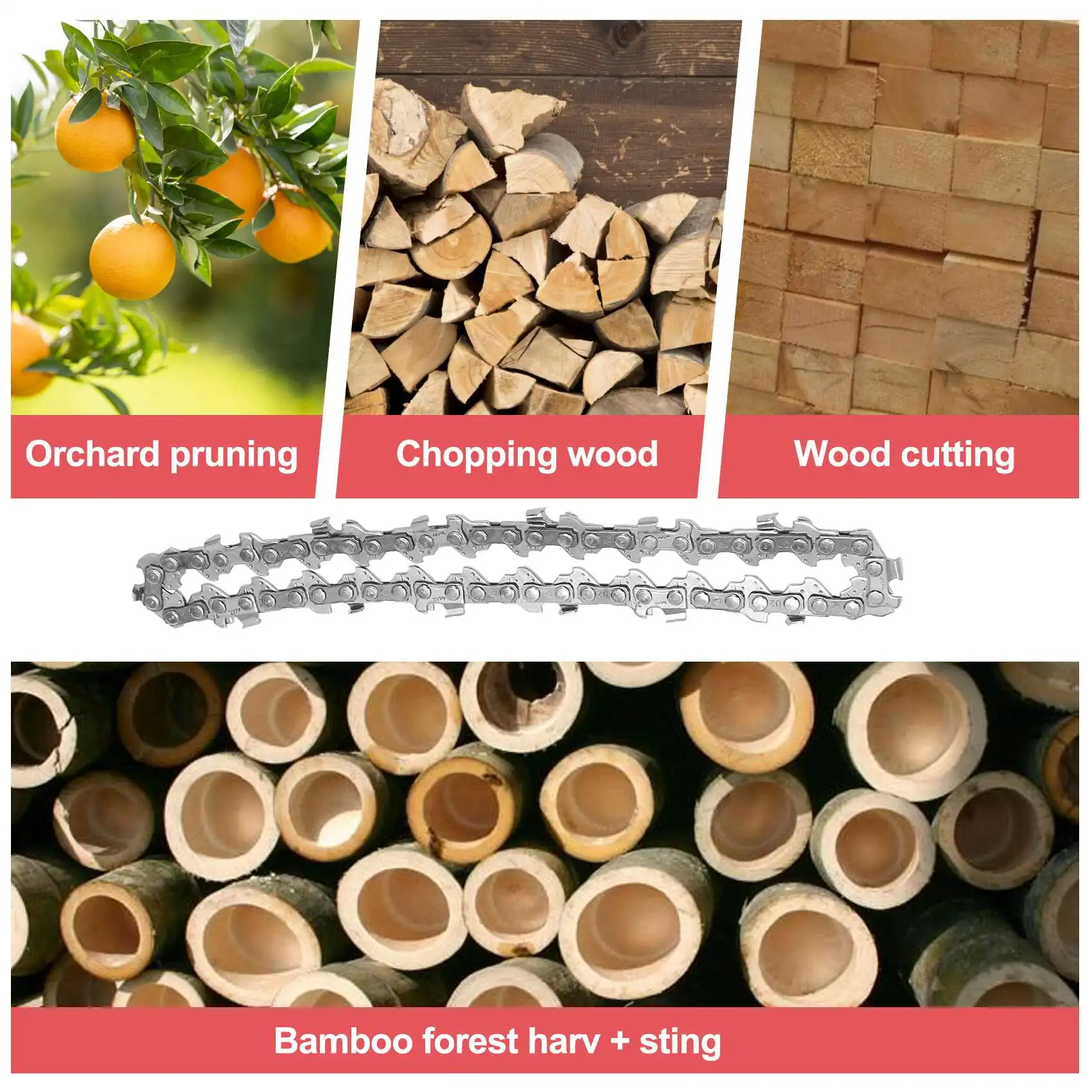 2 шт. 4-дюймовая 1/4 дюйма направляющая цепь для пилы мини-цепь бензопилы 4-дюймовой