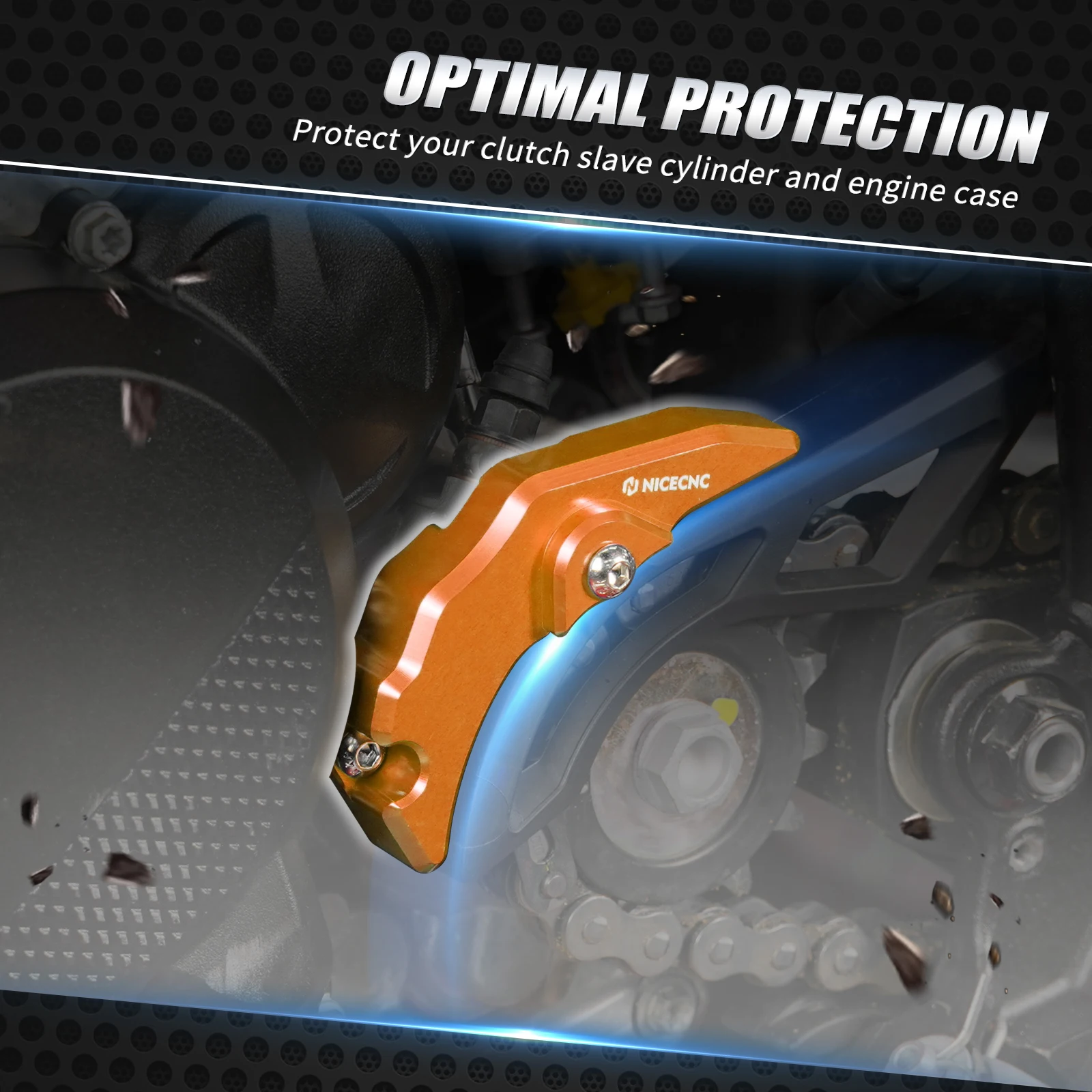 Для KTM EXC 300 2024 сцепление ведомый цилиндр Защитная крышка 250 XCW XC SX 23-24 мотоцикл T6