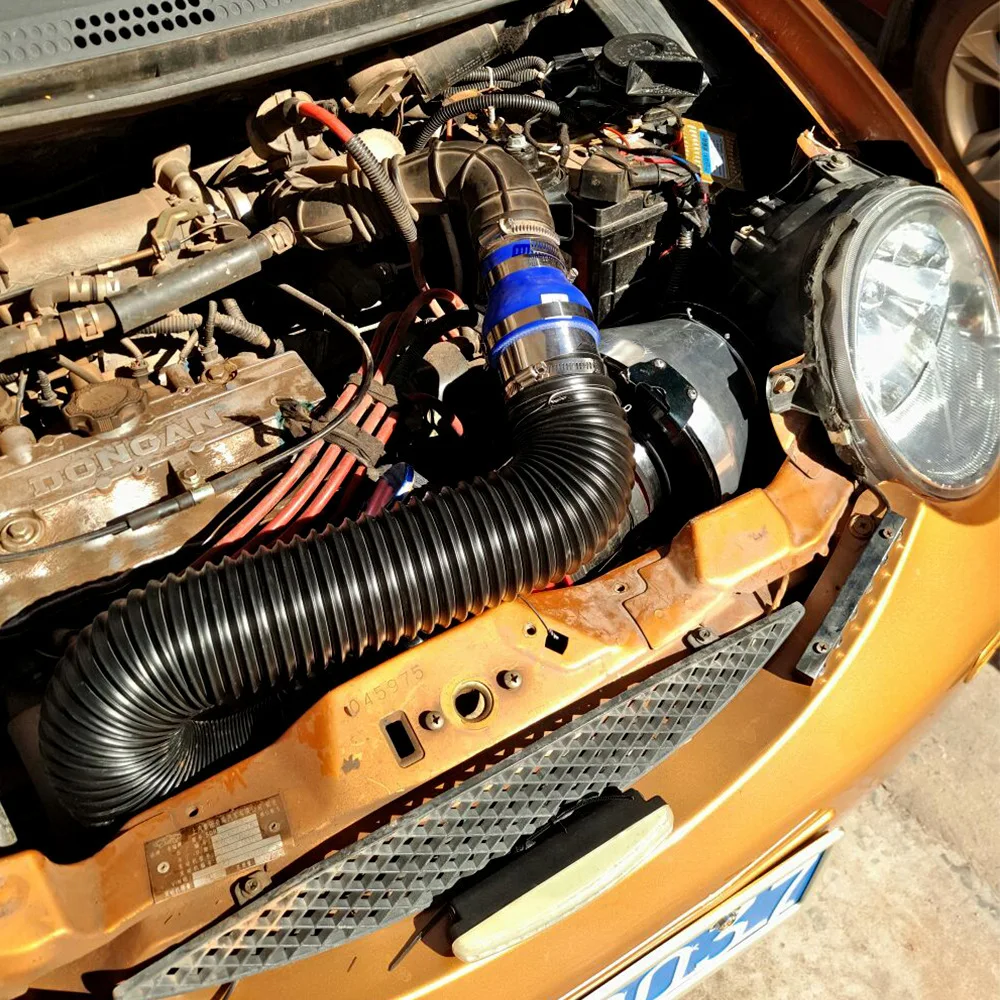 

Car modified air-conditioning intake modified telescopic tube 76mm universal intake wake exhaust hose