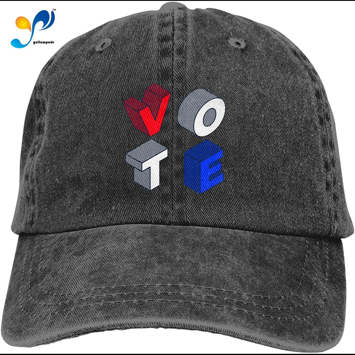 

Register To Vote Hat Vintage Denim Baseball Caps Cotton Dad Hat Adjustable Sandwich Hat Unisex Sombrero De Mujer