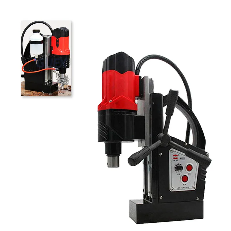 

Magnetic base drill, portable bench drill stepless speed regulation, multi-functional magnetic drill, portable bench drill