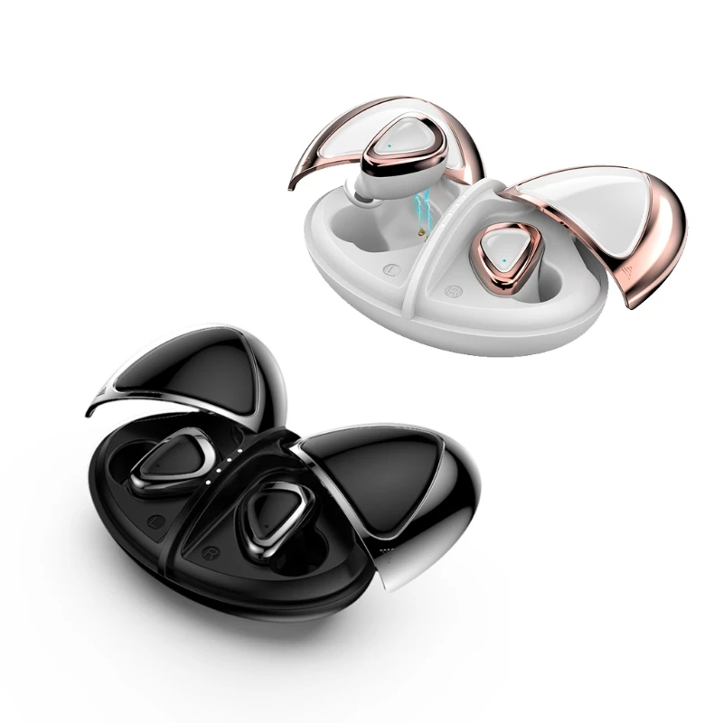 

Noise Cancelling Earpieces Rechargeable Cases Headphone Comfortable to Wear E1YA