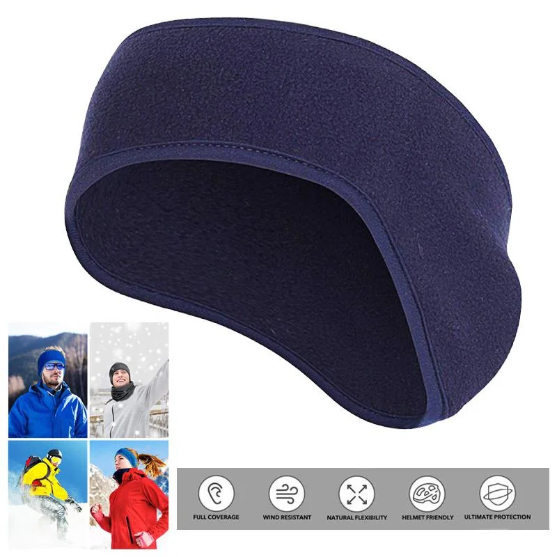 

2 in 1 Ear Muffs Warmer Headband Winter Men Women Fleece Earband Outdoor Windproof Sport Ear Warmers