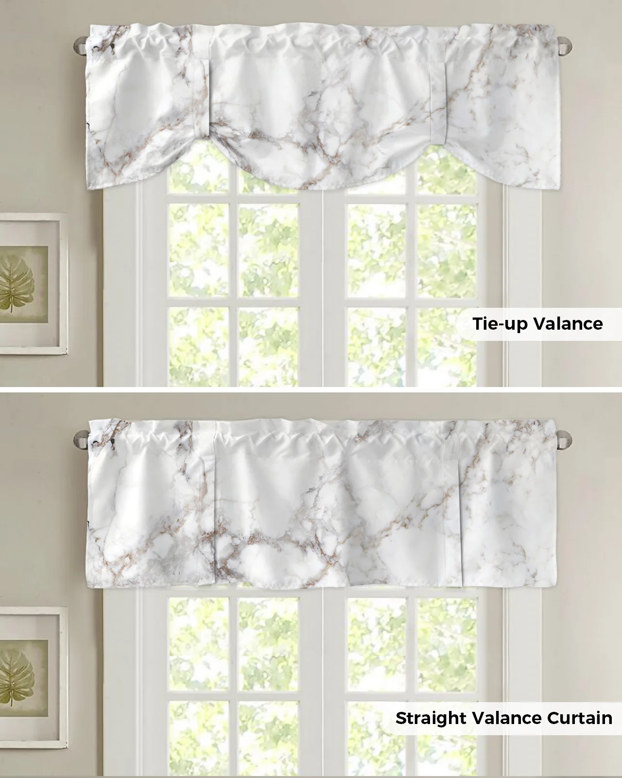 Мраморный Agate небольшая занавеска Rod карманные Короткие шторы домашний декор