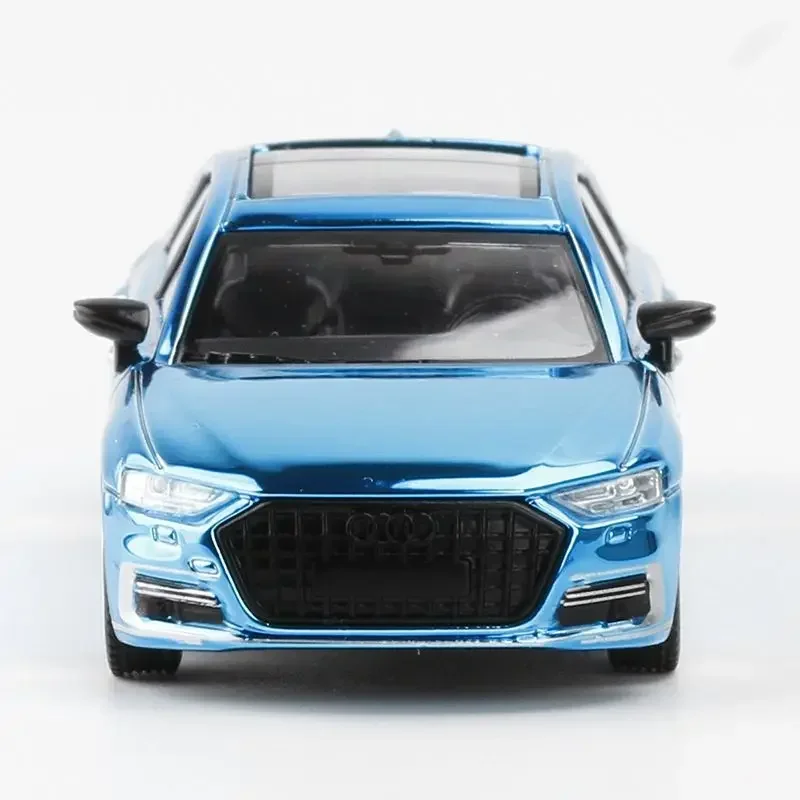 JKM 1:64 Audi A8L Horch Car Модель из сплава Имитационная модель автомобиля A8 Покрытие