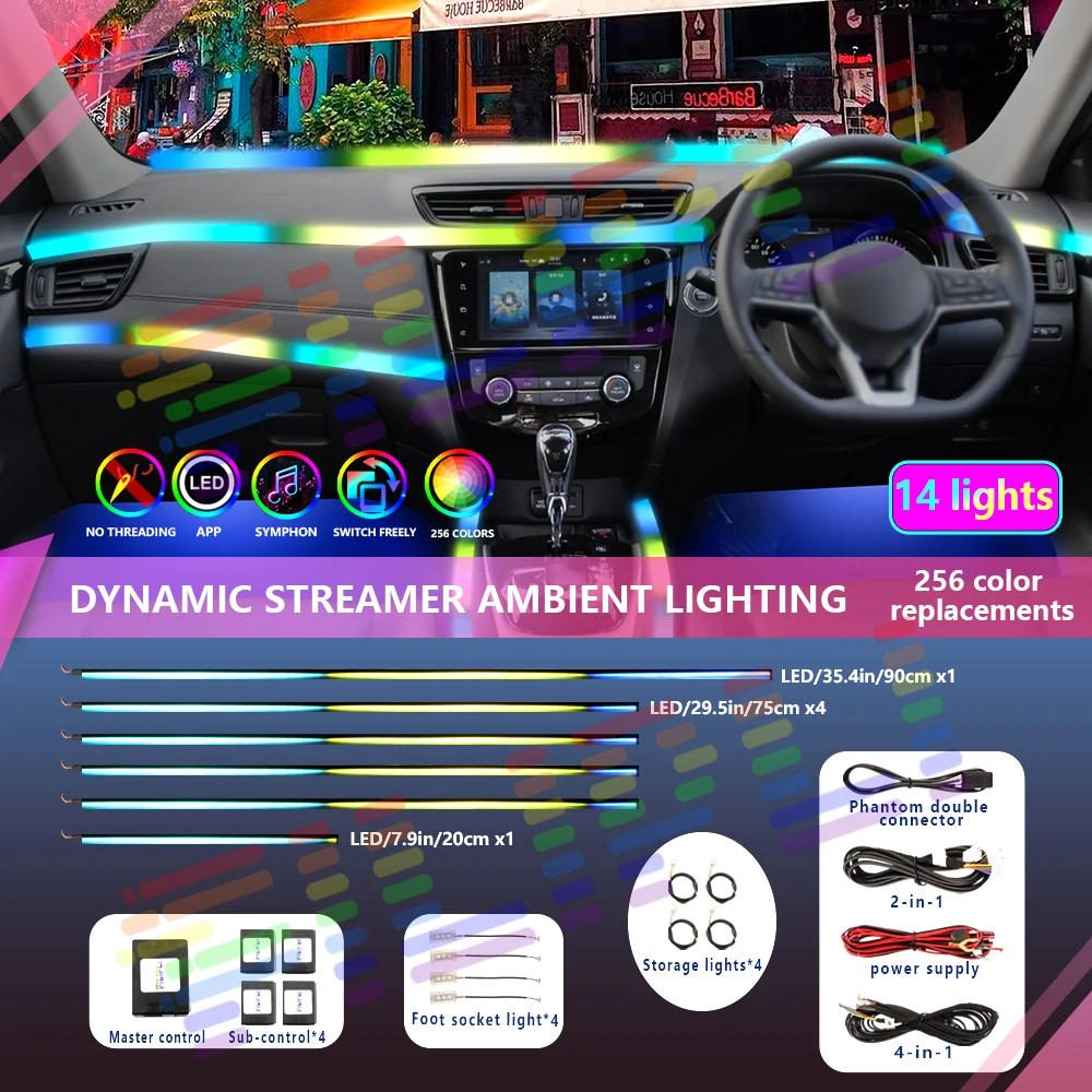 Подходит для 2011 Ford Mustang Winged Tiger sttisan Explorer Mondeo специальный цвет LEDRGB акриловая