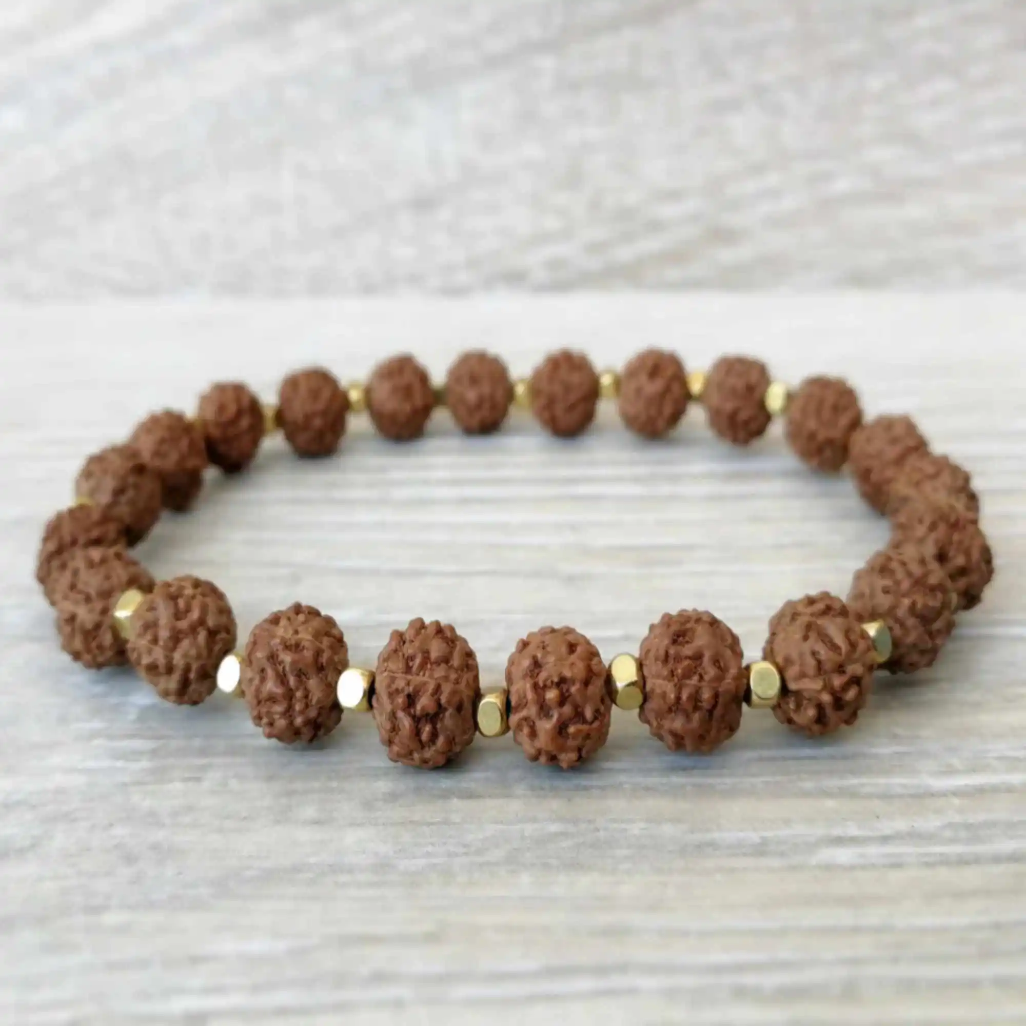 Бусины из драгоценного камня диаметром 8 мм браслет 18-каратного золота для женщин