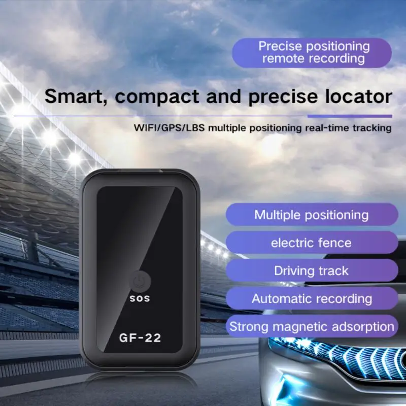 

Global Positioning Gf-22 Gps Tracker Real-time Tracking Alarm Positioner Anti-lost Anti-theft Multifunctional Powerful Locator