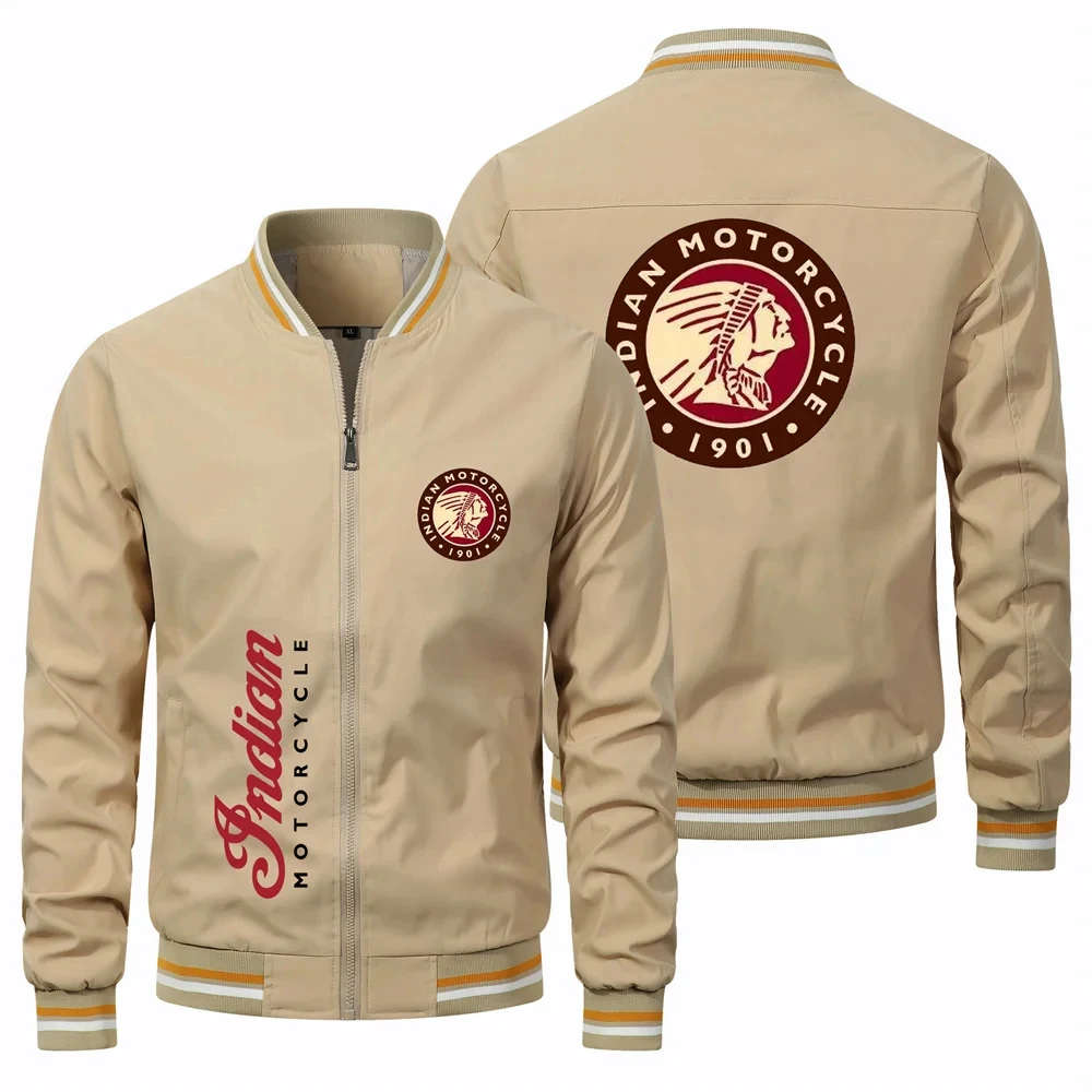 

2023 New Men's Baseball Neck Jacket Spring and Autumn High Quality Printing Large Men's Casual Fashion Handsome Top Fashion Coat